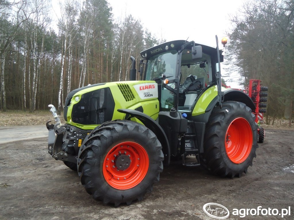 Obraz Ciagnik Claas Axion Id Galeria Rolnicza Agrofoto