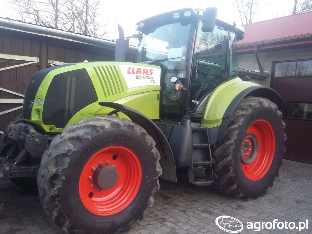 Foto Ciagnik Claas Axion Galeria Rolnicza Agrofoto