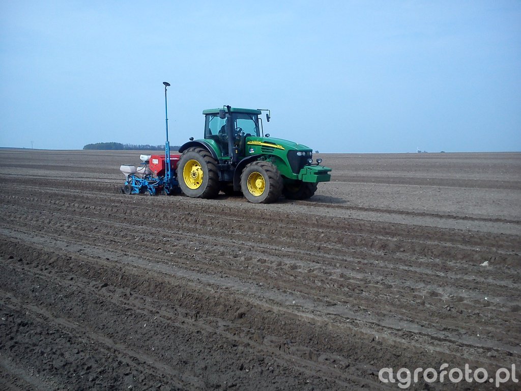 Zdj Cie Ci Gnik John Deere Monosem Galeria Rolnicza