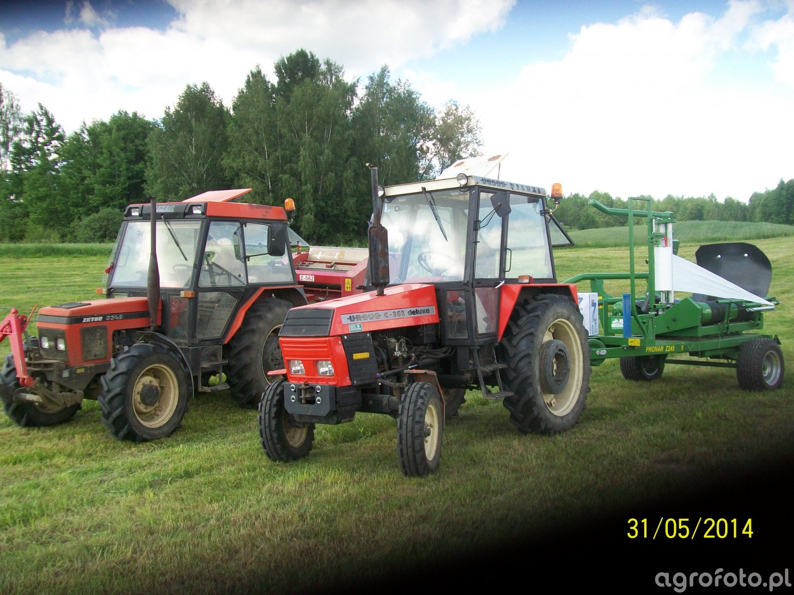 Zdjęcie ciagnik Ursus C 362 de luxe Pronar Z245 Zetor 6340 Metal