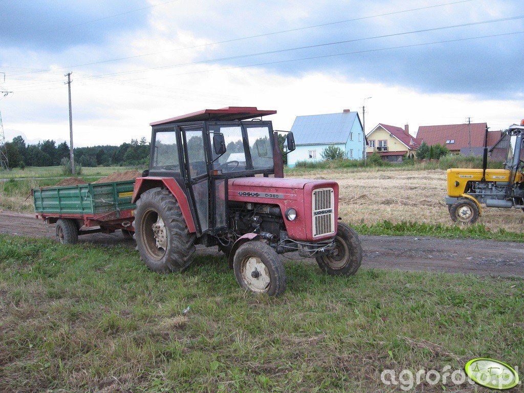 Obraz Traktor Ursus C Przyczepa Id Galeria Rolnicza Agrofoto