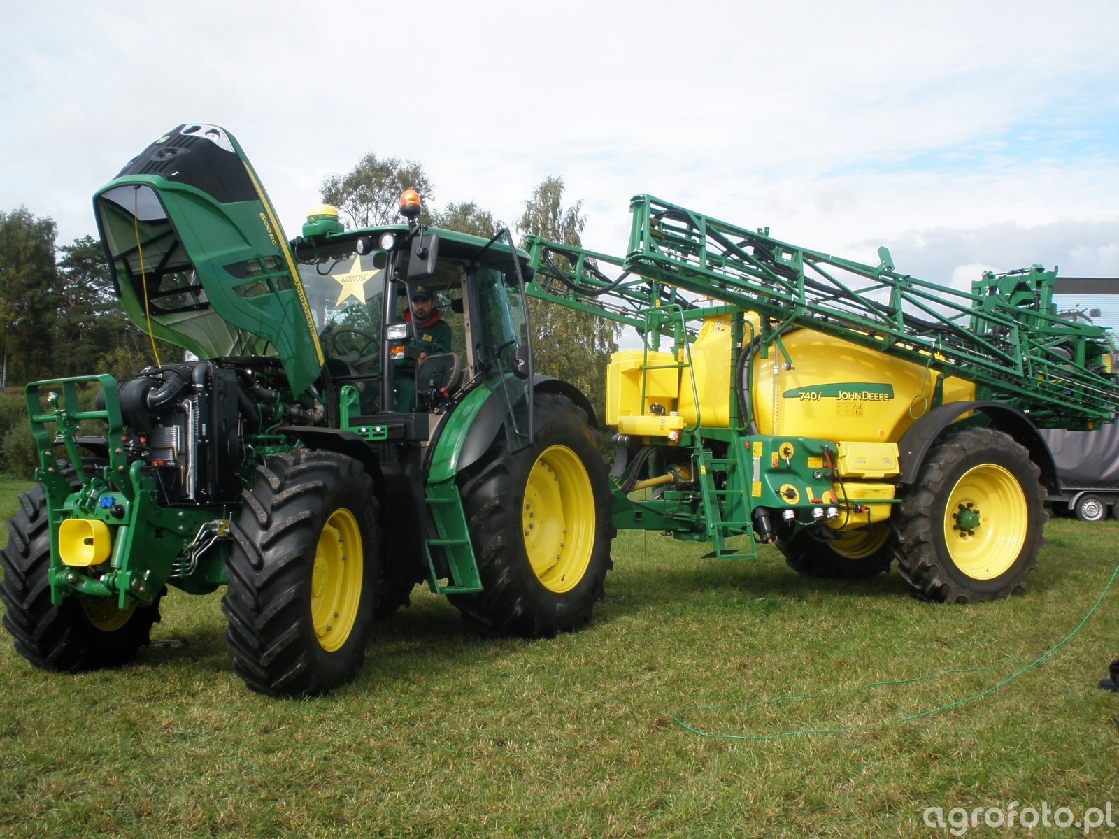 Foto Ciagnik John Deere 6100RC Id 456277 Galeria Rolnicza Agrofoto