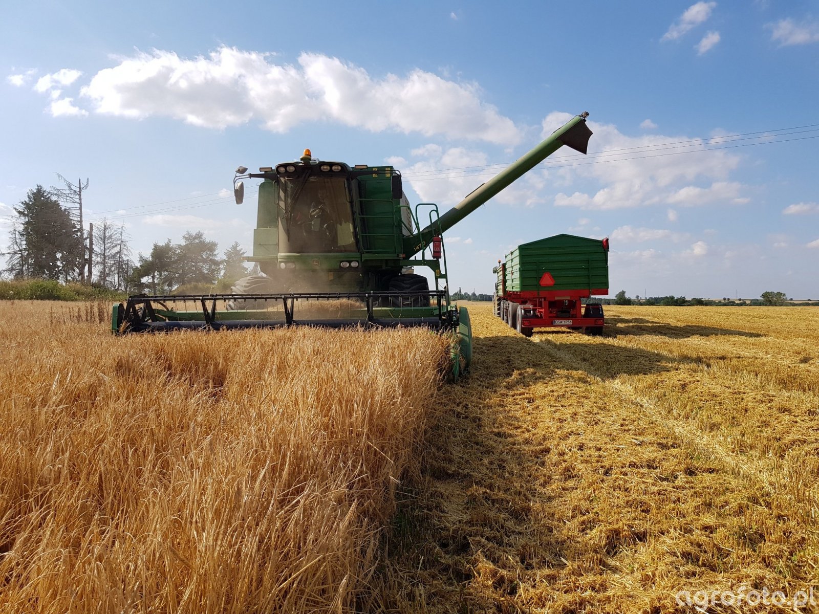 John Deere 1470 Trimble Autopilot Obrazek Fotka Zdjecie Photo