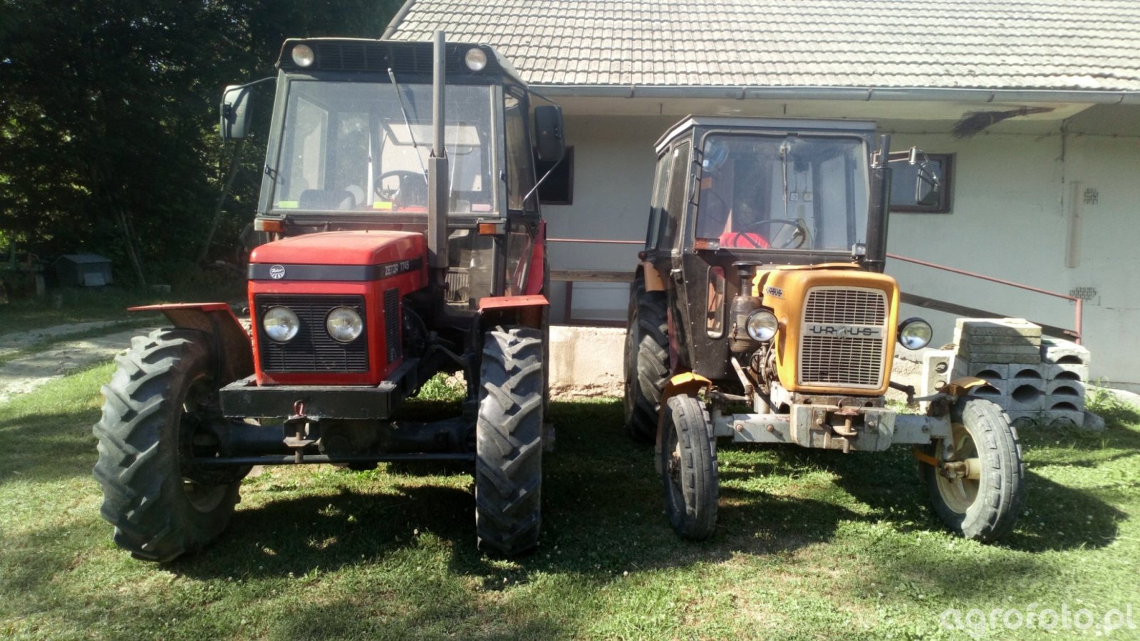 Zdjęcie ciągnik Zetor 7745 i Ursus C 330 758165 Galeria rolnicza