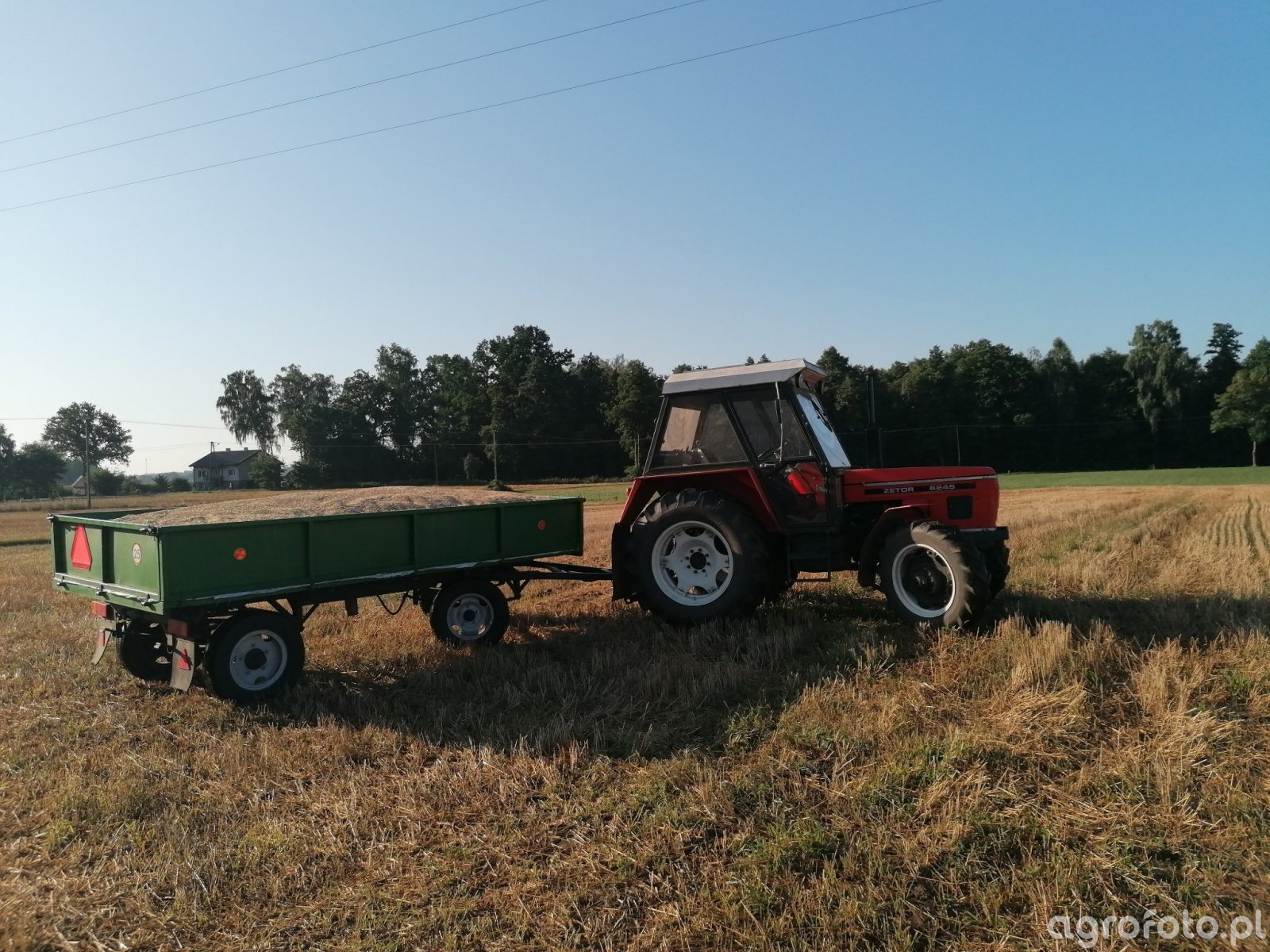 Fotografia Traktor Zetor Galeria Rolnicza Agrofoto