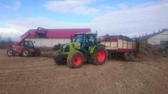 Claas Arion 440 + Fortschritt T-088 \u0026 Manitou MLT 634 120 LSU