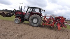 Ursus 902 + agregat uprawowo-siewny Famarol