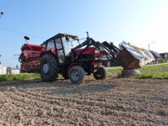 Ursus 902 + agregat uprawowo-siewny Famarol