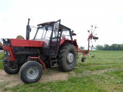 Ursus 902 + przetrząsacz karuzelowy pottinger