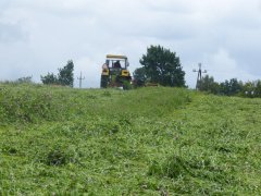 Ursus C-360 + kosiarka rotacyjna Z-173 Biardzki + przetrząsacz pokosów