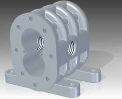 Obudowa pompy zębatej