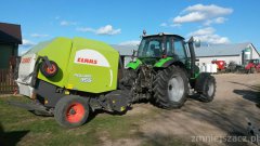 Deutz Fahr  Agrotron  m600 & Claas Rollant 355