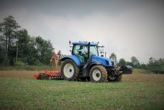 New Holland T6.155 + agregat uprawowy Grano System