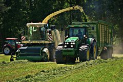 John Deere 7920 + Krone TX460D + Krone BiGX700