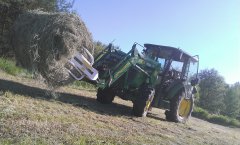 John Deere 5065E + Hydrometal AT10 z belą