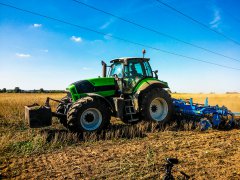 Deutz-Fahr Agrotron X720 + Lemken Rubin 9