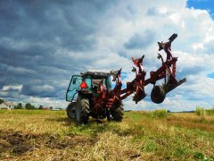 Massey Ferguson 6260 + Charrues Demblon t68 ns