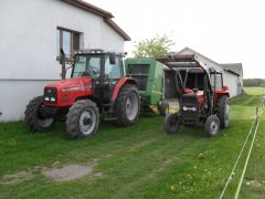 Massey Ferguson 6260 & John Deere 590 & Ursus 3512