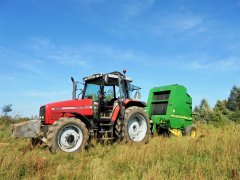 Massey Ferguson 6260 + John Deere 590