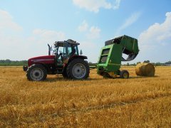 Massey Ferguson 6260 + John Deere 590