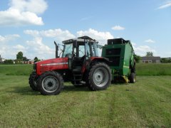 Massey Ferguson 6260 + John Deere 590