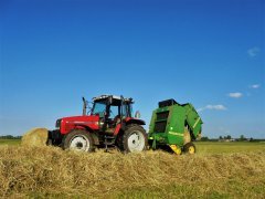 Massey Ferguson 6260 + John Deere 590