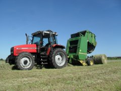 Massey Ferguson 6260 + John Deere 590