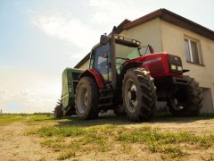 Massey Ferguson 6260 + John Deere 590