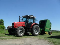 Massey Ferguson 6260 + John Deere 590