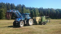 New Holland T6050 Plus + Krone Combi Pack