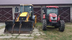 JCB 3CX & Zetor Proxima 90