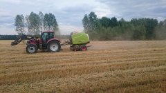 Case Maxxum 140 & Claas Variant 360 RC