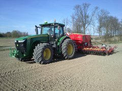 John Deere 8370r Vaderstad Spirit 600s