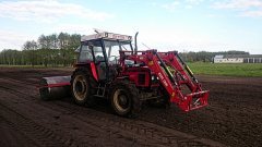 Zetor 7745 + Wał