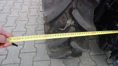 Ciągnik Landini 4630 ARM - szerokość na 260/70R16