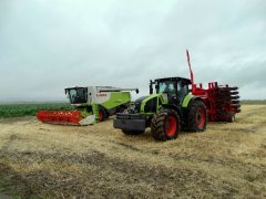 Claas Axion 950 & Claas Lexion 670