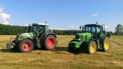 John Deere 6930 i Fendt 716