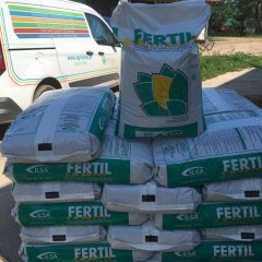 Wysiew nawozu   testujemy nawóz FERTIL