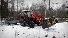 Zetor 7745 + iT1600 & Dwukółka