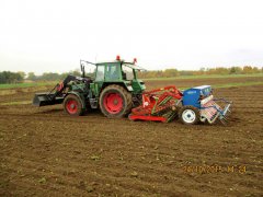 Fendt Farmer 306 LSA i Mailleux + Rolmasz Ares L/S i Rolmasz Polonez S078