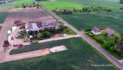 Gospodarstwo z wysoka.