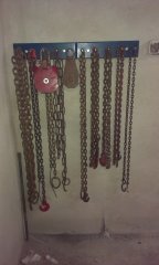 Wieszak na łańcuchy