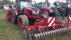 Zetor 160 Crystal & Brona aktywna talerzowa Kongskilde