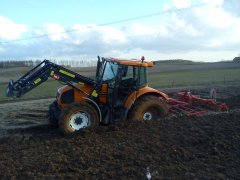 Renault Ares 630RX  kultywator DZIEKAN 3m