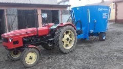 Paszowóz Euromilk Fx800 + Zetor 4511