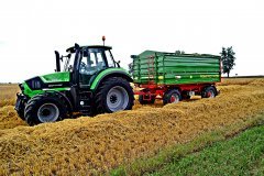 Pronar PT612 i Deutz Fahr 6150 Cshift