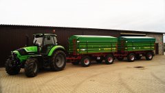 x2 Pronar PT612 i Deutz Fahr 6150