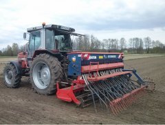 Massey Ferguson 3070 & brona wirowa Breviglieri+Nordsten roto-matic clm300