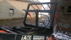 Przerobione widły na krokodyl