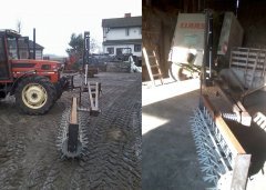 Wał wahadłowy w trakcie budowy